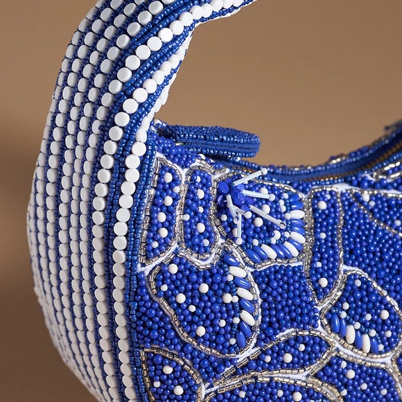 NWT The Tate Beaded Bag: Leaf Edition by Anthropologie - Picture 3 of 4